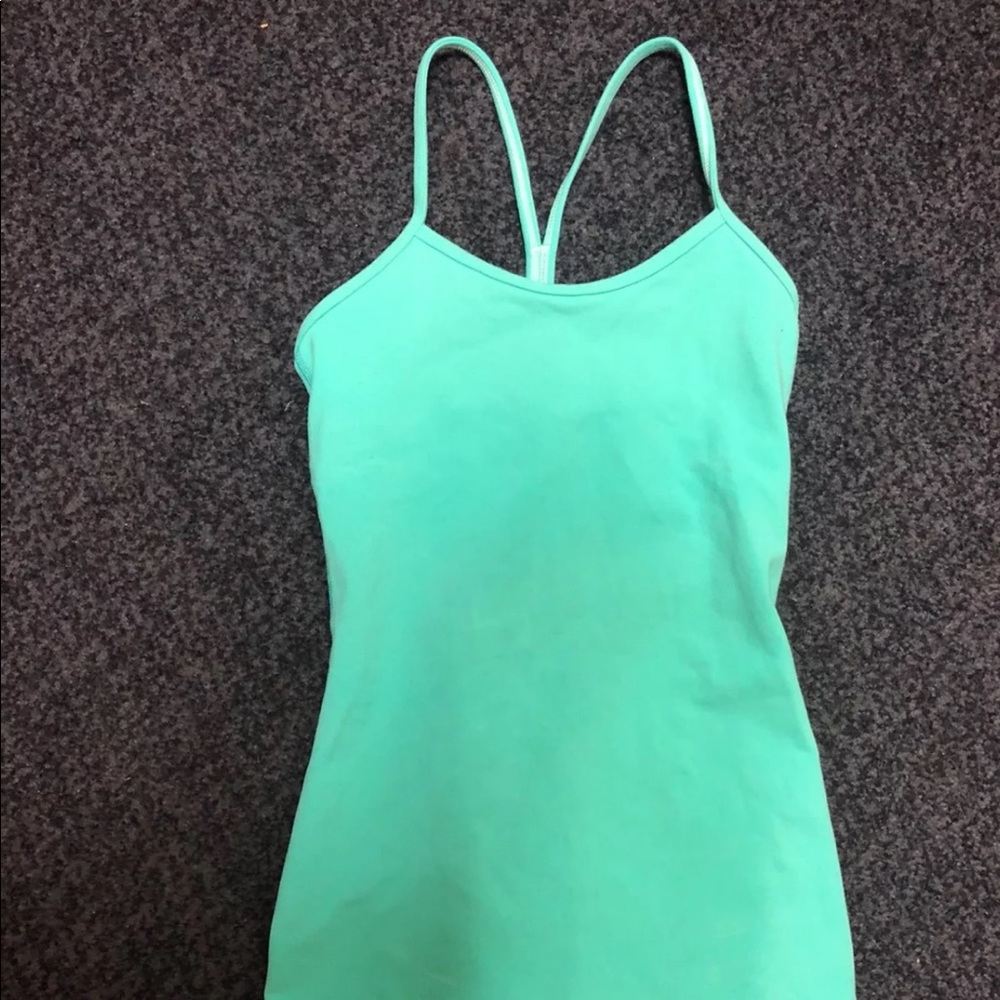 Lululemon Power Y back mint tank